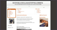 Desktop Screenshot of bullmastiffklubben.se