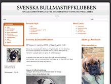 Tablet Screenshot of bullmastiffklubben.se